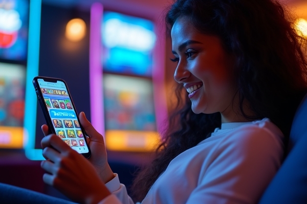 ภาพของผู้เล่นเล่นสล็อตวอเลทที่สะดวกสบาย