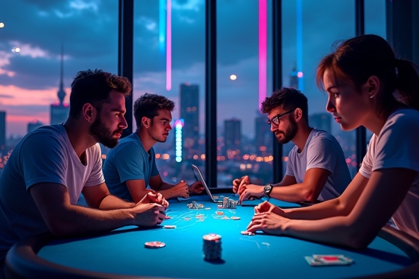 ภาพแสดงถึงการเล่นสล็อตออนไลน์ในยุคดิจิทัล