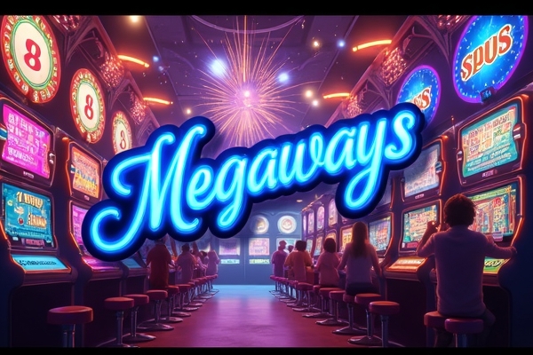 ภาพประกอบของสล็อต Megaways ที่แสดงถึงวิธีการชนะที่หลากหลาย